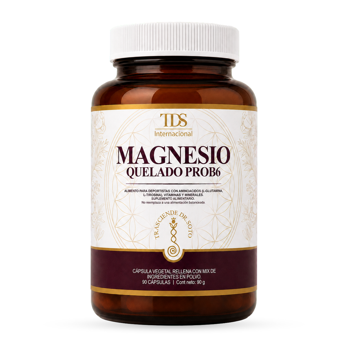 Frasco de Magnesio Quelado Pro B6 — TDS Internacional