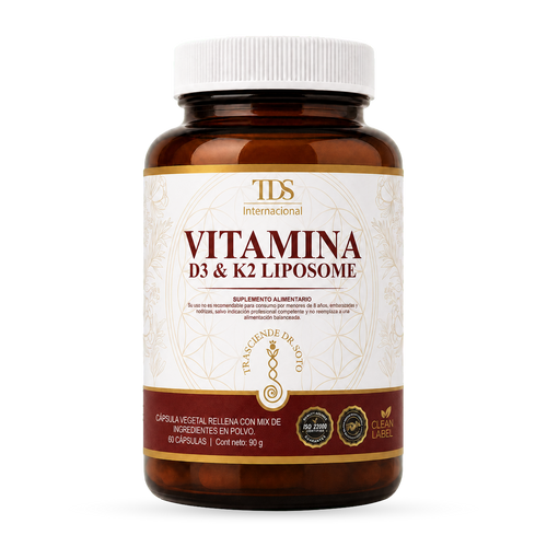 Frasco de Vitamina D3 y K2 Liposome — TDS Internacional