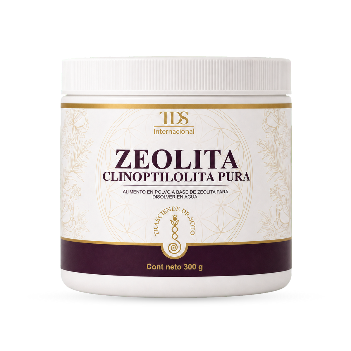 Envase de Zeolita Clinoptilolita Pura 300 g — TDS Internacional